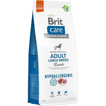 Brit Dog Hypoallergenic Mono Protein Adult Large Breed, монопротеинна, с агнешко месо и бял трън 3 кг