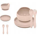 PETITE&MARS Set jedálenský silikónový TAKE&MATCH Desert Sand 3 ks