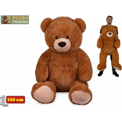 Plush Friends medvěd hnědý 130 cm