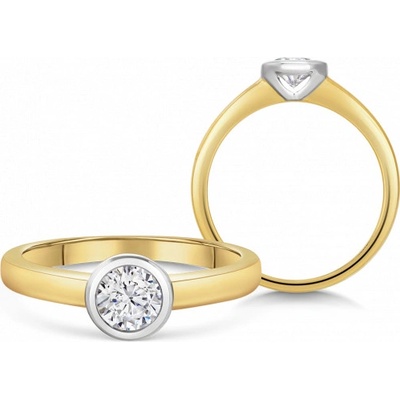 Sofia Diamonds zlatý zásnubní prsten s diamantem BDRB00159YG
