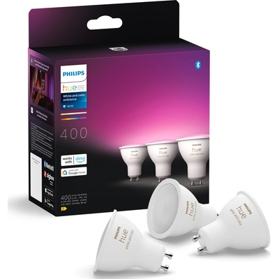 Philips SADA 3x LED RGBW Stmievateľná žiarovka Hue WACA GU10/4,2W/230V 2000-6500K