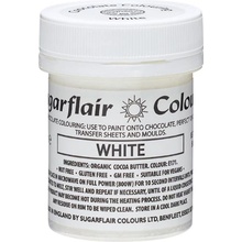 Sugarflair Barva do čokolády na bázi kakaového másla White 35 g