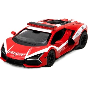 Kinsmart Метална количка Kinsmart Firefighter Edition - Lamborghini Revuelto, 1: 38 (53141)