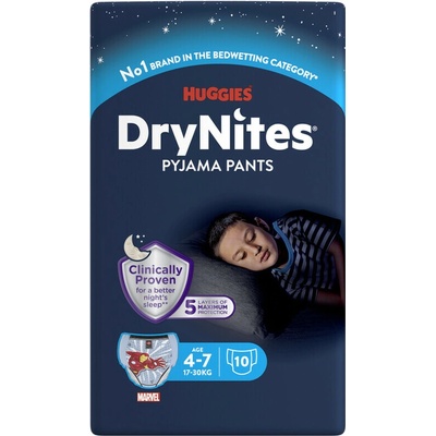 DryNites natah.kalhotky chlap.4-7let/17-30 kg/10 ks
