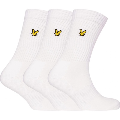 Lyle and Scott Lyle 3P Tubular Sck Sn63 - Bright White