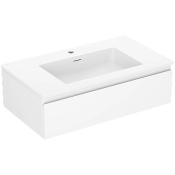 Mexen Orio шкаф за баня 80 см с мивка Otis, 1 чекмедже, бял мат - 91A10-08023-1-BF01-W18M01 (91A10-08023-1-BF01-W18M01)