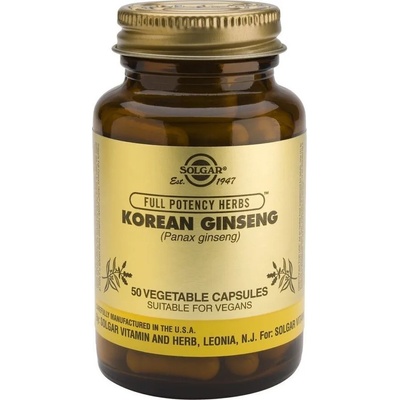Solgar Хранителна добавка корейски Жен Шен , Solgar Korean Ginseng 50 veg caps