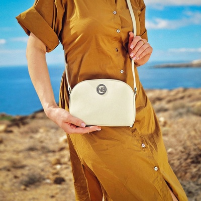 Noelia Bolger kabelka crossbody krémová NB 3013 K