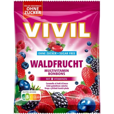 Vivil Multivitamín lesní plody bez cukru 120 g
