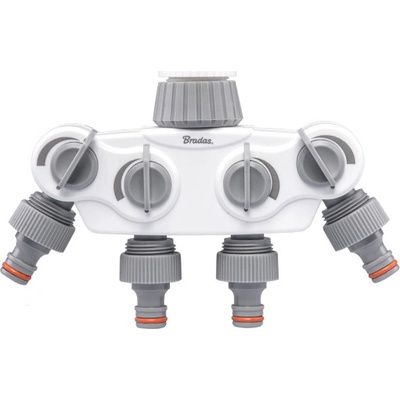 BRADAS Čtyřcestný rozdělovač s připojovacím šroubením – Zbozi.Blesk.cz