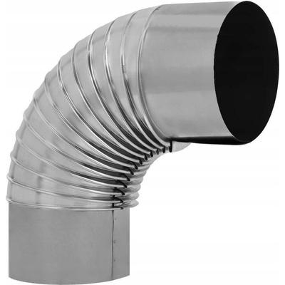 koleno dymové na komín pre krbové kachle Ø150 tepelne odolné