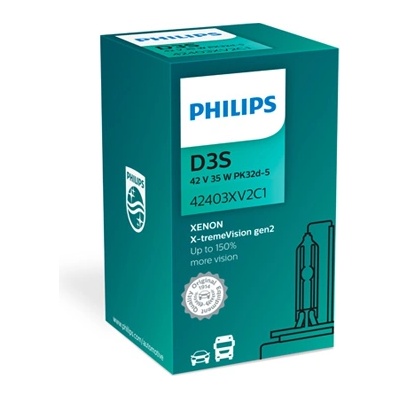 Philips Крушка, фар PHILIPS D3S, 42V, 35W, 4800K, 3200lm, 1 бр