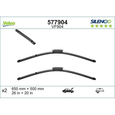 Valeo 650+500 mm VA 577904