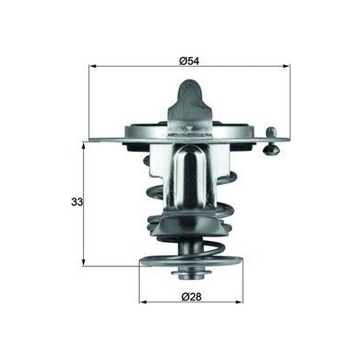 Termostat, chladivo MAHLE TX 72 82
