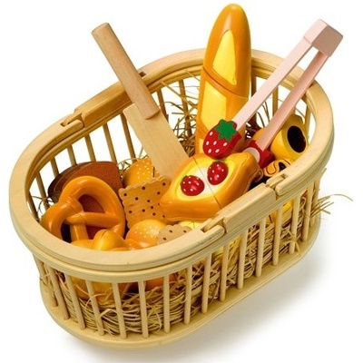 Small Foot piknikový koš s pečivem