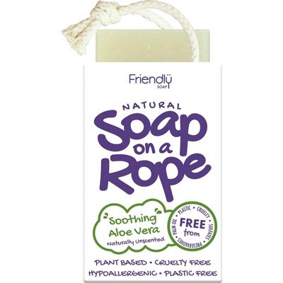 Friendly Soap přírodní mýdlo aloe vera na šnůrce 125 g