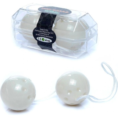 Duo-Balls White Velmi praktické gejšovské venušiny kuličky