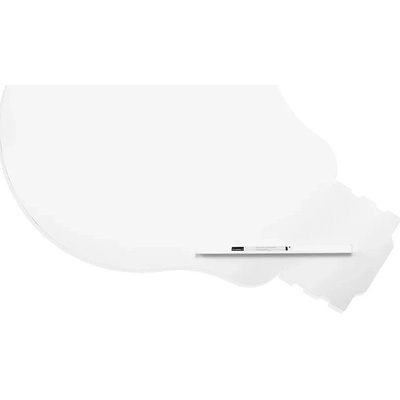 ROCADA Skin Shape Idea 6461-9010, bezrámová, tvar žiarovky, 150 × 100 cm lakovaná, biela