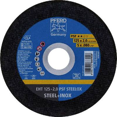 Pferd rezný kotúč rovný 125 mm 69120850 25 ks