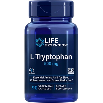Life Extension Л-Триптофан 500 mg 90 V капсули | Life Extension (01722 LE)