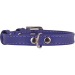 COLLAR Плосък кожен нашийник лилав 19 - 25см, 9мм