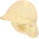 maximo Шапка с козирка maximo Baby's Peak Cap with Tie + Muslin Neck Protector Cap - Narzisse / Sonne - размер 39 cm (904-6332-0711)