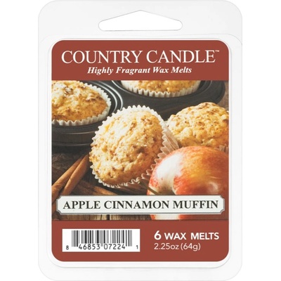 The Country Candle Company Apple Cinnamon Muffin восък за арома-лампа 64 гр