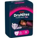 Huggies Нощни пелени гащи Huggies DryNites - 13+ години, 49-60 kg, 9 броя, розови (5029053583679) - baby