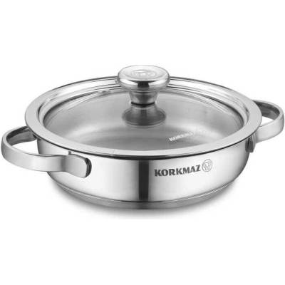 Korkmaz Minika 14x4 cm Inox Omelette A1500