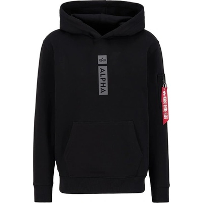 Alpha Industries mikina Alpha Puff Print černá