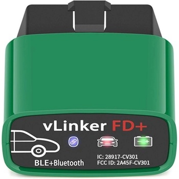 Vgate vLinker FD+ OBD II самодиагностика за Ford/Mazda, Bluetooth 4.0, FORScan Lite (vLinker FD+ 4.0)