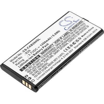 Cameron Sino Батерия за Cat B26, 1350 mAh, Li-Ion (CS-CAB260SL)