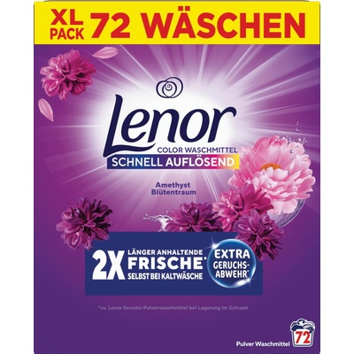 Lenor Color Amethyst prací prášok 3,6 kg 72 PD