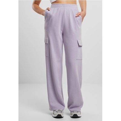 Urban Classics Дамски карго панталони Urban Classics Terry Sweat Pants dustylilacUB-TB6857-14120 - Светлолилав, размер XL