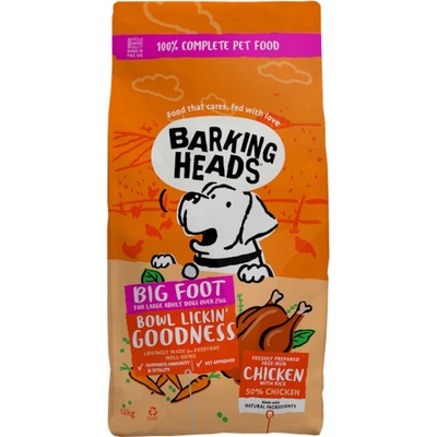 Barking Heads Big Foot Bowl Lickin Good Chicken 12 kg