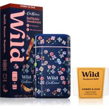 WILD Amber & Oud Marble Ditsy Case дезодорант стик с калъфка 40 гр