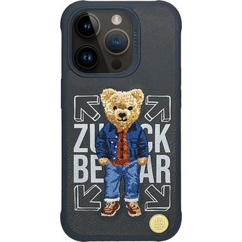 Стилен калъф Zuck Bear San Francisco Bear Street Style за iPhone 16 Pro, син (6974057395966)