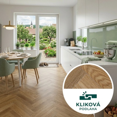Egibi Canadian Design Herringbone London 625 x 125 mm hnedá 1 m2