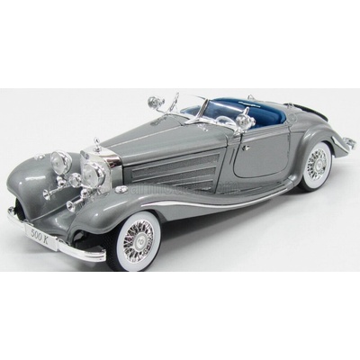 Maisto Maisto Model auta Mercedes-Benz 500 K Typ Special roadster 1936 metal šedá 1:18