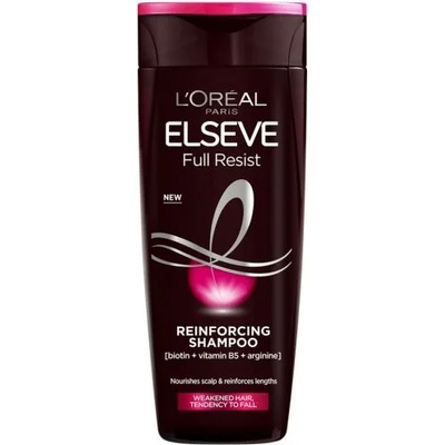 L'Oréal Elseve Full Resist Reinforcing Shampoo - Подсилващ шампоан за слаба и склонна към накъсване коса