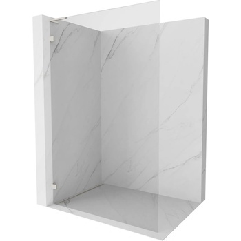 Mexen Lunar L стенна преграда за душ Walk-in лява 70 x 200 см, прозрачна 8 мм, четкан никел - 830L-070-000-97-00-L (830L-070-000-97-00-L)