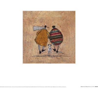 Umělecký tisk Sam Toft - Wherever Life Takes Us, 30 × 30 cm