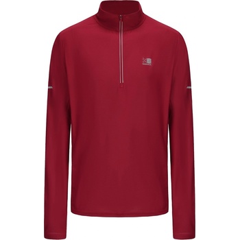 Karrimor Мъжко горнище с цип Karrimor Long Sleeve 1/4 Zip Top Mens - Berry