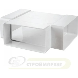 VENTS ТРОЙНИК ЗА ПЛОСЪК ВЪЗДУХОВОД 838 60х204 ПВЦ (838)