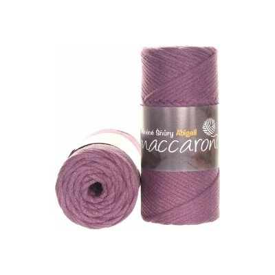 Maccaroni Abigail 3 mm starofialová