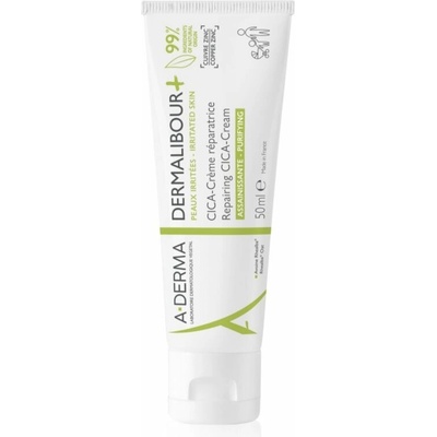 A-Derma Dermalibour+ regenerační krém pro podrážděnou pokožku 50 ml