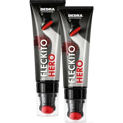 FLECKITO HERO koncentrovaný enzymový odstraňovač skvrn s kartáčkem 2 x 220 ml – Zbozi.Blesk.cz