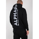 Alpha Industries Back Print Hoody pánska mikina black čierna