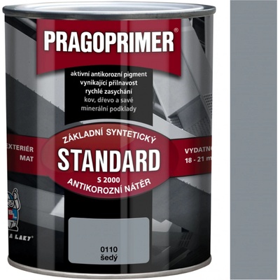 PRAGOPRIMER Standard S 2000 / 0110 šedá 0,6l