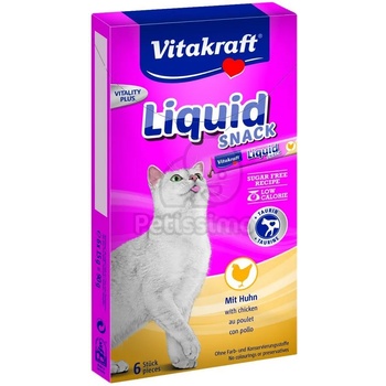 Image 1 of Vitakraft Liquid Snack с домашни птици за котки 1 бр